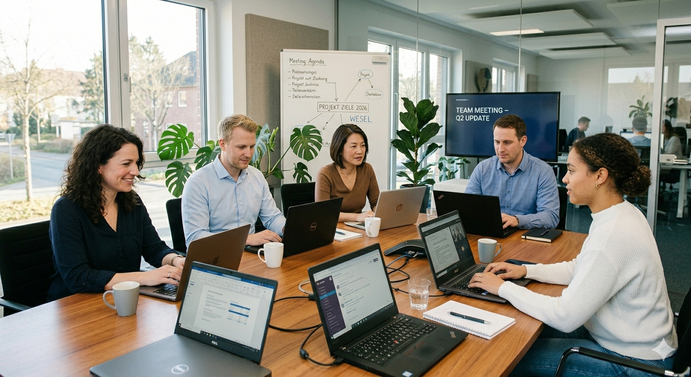 Computer Arbeitsplatz Büro